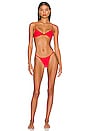 view 4 of 4 Ischia Bikini Top in Poppy