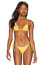 view 1 of 4 Equator Bikini Top in Sunshine