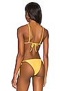 view 3 of 4 Equator Bikini Top in Sunshine