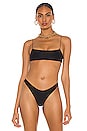 view 1 of 4 The C Bralette Bikini Top in Black