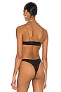 view 3 of 4 The C Bralette Bikini Top in Black