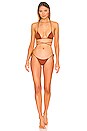 view 4 of 4 X REVOLVE Praia Long Cord Bikini Top in Coffee Bean