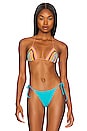 view 1 of 4 Praia Bikini Top in Sunset Stripe