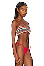 view 2 of 4 HAUT DE MAILLOT DE BAIN CROCHET PRAIA in Poppy Stripe