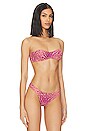 view 2 of 4 Cleo Bikini Top in Le Tigre Coral