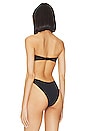 view 3 of 4 Bisou Bikini Top in Black Compression
