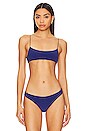 view 1 of 4 The C Bralette Bikini Top in Indigo
