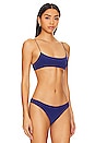 view 2 of 4 The C Bralette Bikini Top in Indigo