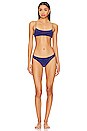 view 4 of 4 The C Bralette Bikini Top in Indigo