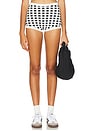view 1 of 5 La Plage Short in Black & White Gingham