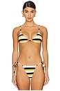 view 1 of 4 Equator Bikini Top in Parasol Stripe