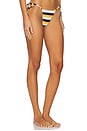 view 2 of 4 Praia Bikini Bottom in Parasol Stripe