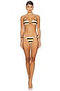 view 4 of 4 Praia Bikini Bottom in Parasol Stripe