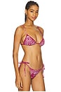 view 2 of 4 Equator Bikini Top in Red Bandana