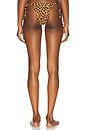 view 3 of 4 Praia Bikini Bottom in Spotted Amber