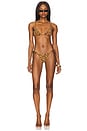 view 4 of 4 Praia Bikini Bottom in Spotted Amber