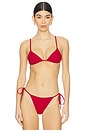 view 1 of 4 Equator Bikini Top in Hibiscus