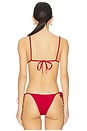 view 3 of 4 Equator Bikini Top in Hibiscus
