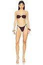 view 4 of 4 Luna Bikini Bottom in Fig