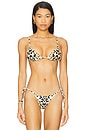 view 1 of 4 Equator Bikini Top in Baby Cheetah