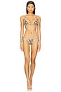 view 4 of 4 Equator Bikini Top in Baby Cheetah