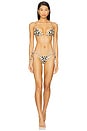 view 4 of 4 Praia Bikini Bottom in Baby Cheetah