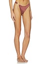 view 2 of 4 Ona Curve Bikini Bottom in Chestnut