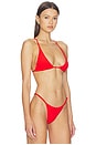 view 2 of 4 HAUT DE MAILLOT DE BAIN UNIVERSO in Tomato