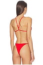 view 3 of 4 HAUT DE MAILLOT DE BAIN UNIVERSO in Tomato
