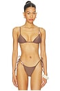 view 1 of 5 Equator Bikini Top in Driftwood