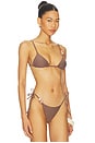view 2 of 5 Equator Bikini Top in Driftwood