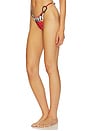 view 2 of 4 Shell Luna Bikini Bottom in Kiwi Tomato