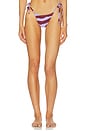 view 1 of 4 BRAGUITA BIKINI ATADURA LATERAL PRAIA in Zebra Wisteria