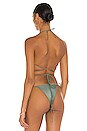view 3 of 4 X REVOLVE Long Cord Praia Bikini Top in Serpentine
