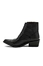 view 5 of 5 Buckled Leather Bootie in Black Polido