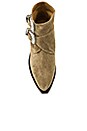 view 4 of 5 Double Bucked Suede Bootie in Khaki Suede
