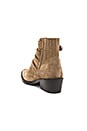 view 3 of 5 BOOTS À BOUCLE STYLE WESTERN in Khaki Suede