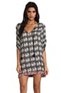 view 1 of 6 Tassel Dress in Black/White Elephant in Black & White Elephant