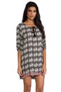view 3 of 6 Tassel Dress in Black/White Elephant in Black & White Elephant