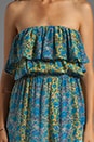 view 5 of 6 Morgan Dress in Turq Floral