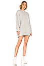 view 3 of 4 TOMMY X GIGI Gigi Hadid Open Back LS Sweatshirt Dress in Light Grey