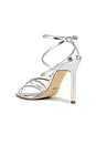 view 3 of 5 Marcy Sandal in Silver Nappa Metallic
