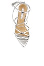 view 4 of 5 Marcy Sandal in Silver Nappa Metallic