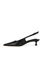 view 5 of 5 Crush Slingback Pump in Black Vintage