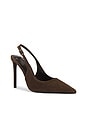 view 2 of 5 Asti Slingback Pump in Espresso Suede