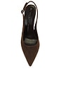 view 4 of 5 Asti Slingback Pump in Espresso Suede