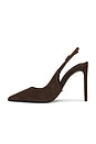 view 5 of 5 Asti Slingback Pump in Espresso Suede
