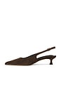 view 5 of 5 Crush Slingback Pump in Espresso Suede