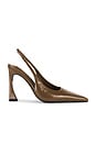 view 1 of 5 Sassy Slingback Pump in Liqueur Crinkle