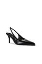view 2 of 5 Claudia Slingback Pump in Black Crinkle